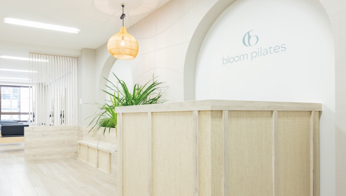 bloom pilatesの店内